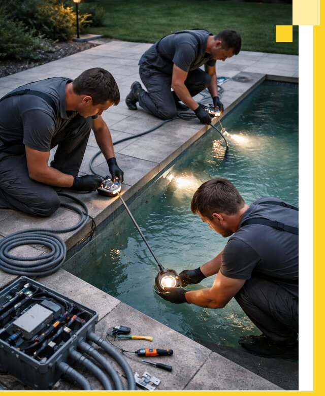 Профессиональное освещение бассейнов в Торжке: дизайн и монтаж