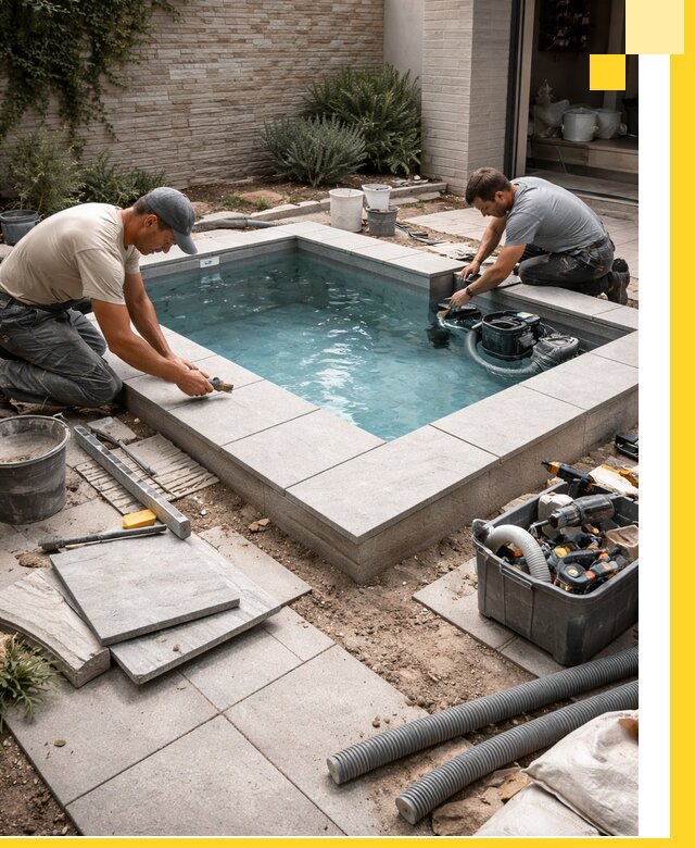 Мини бассейны под ключ в Торжке, дизайн и установка