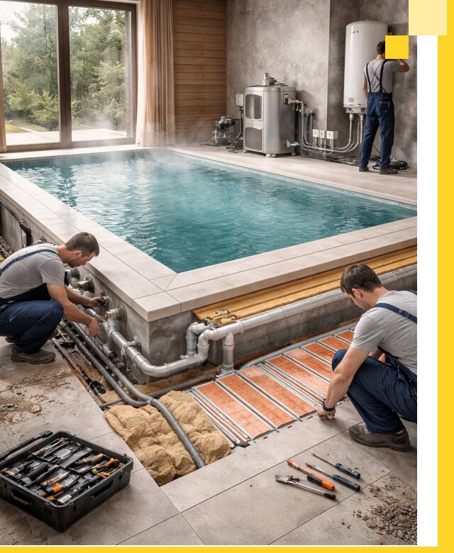 Проектирование и строительство тёплых бассейнов в Торжке