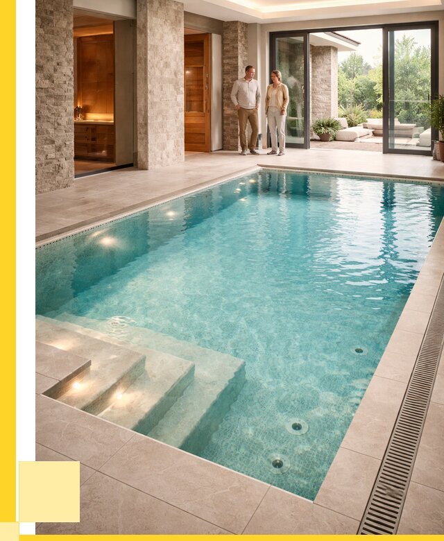 Бассейн во дворе в Торжке: проект, отделка от 1226880 р. | ЭриданТрж