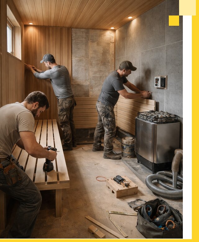 Сауны под ключ в Торжке, проектирование, строительство, отделка