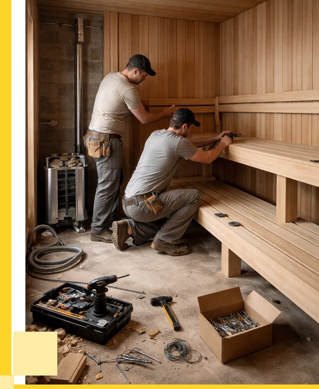 Монтаж саун под ключ в Торжке от 122688 р. | ЭриданТрж