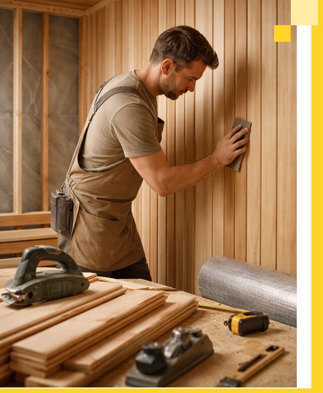 Профессиональная отделка саун и парных под ключ в Торжке