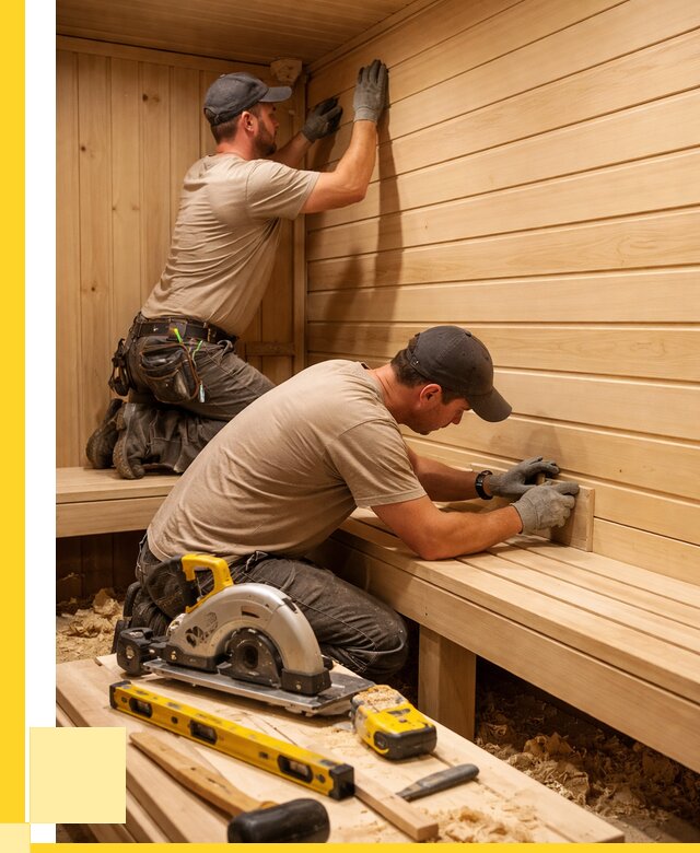 Обшивка саун вагонкой в Торжке от 2556 р. | ЭриданТрж