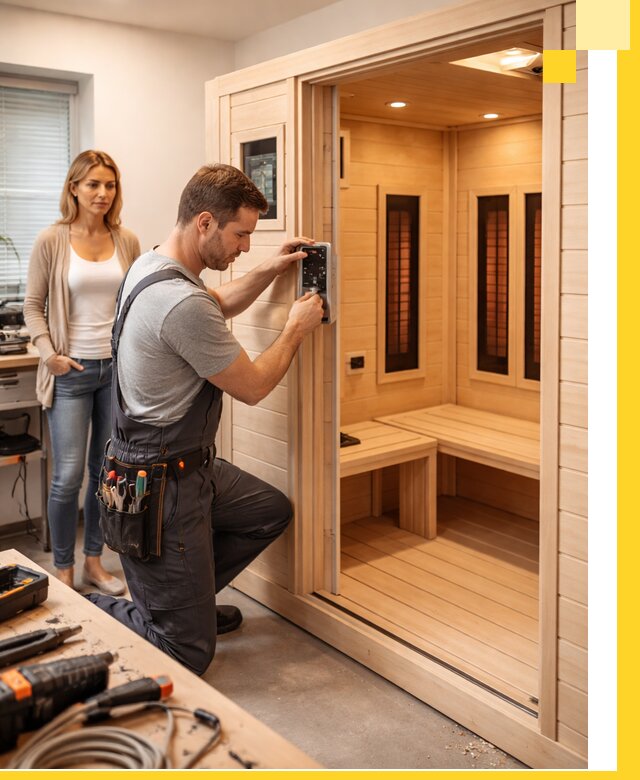 Инфракрасные сауны под ключ в Торжке продажа и установка