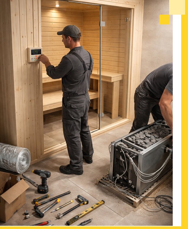 Поставка, установка и монтаж электрических саун в Торжке