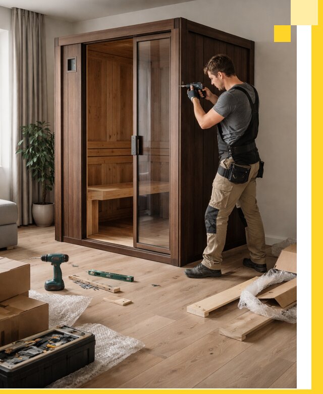 Установка и производство мини саун под ключ в Торжке