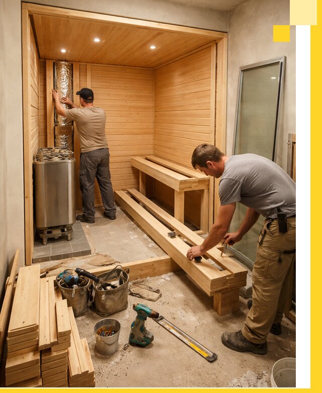 Проектирование и установка домашних саун под ключ в Торжке