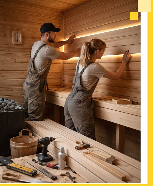 Дизайн саун и бань под ключ с индивидуальным проектом в Торжке