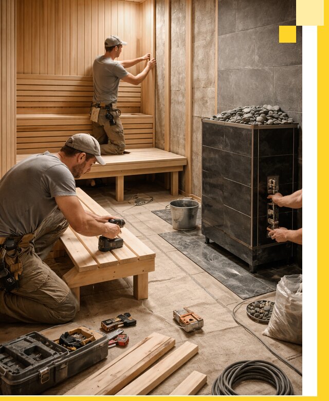 Дизайн и строительство интерьерных саун под ключ в Торжке