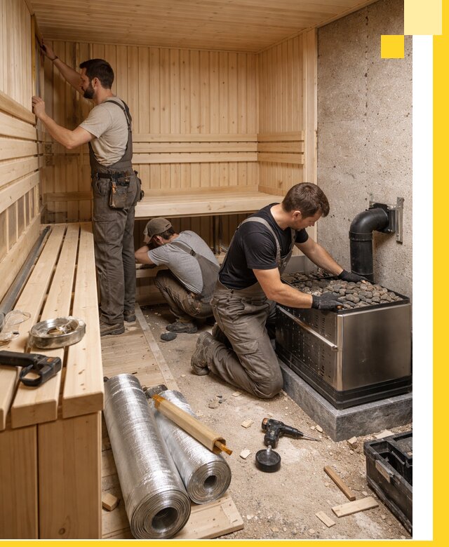 Индивидуальные сауны на заказ в Торжке под ключ, проект и монтаж