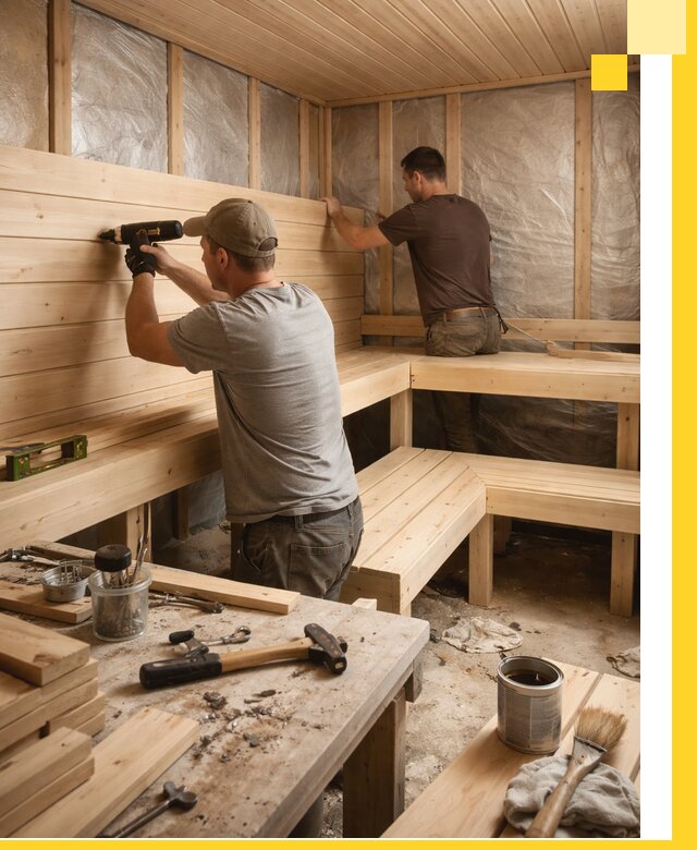 Профессиональная отделка бань и саун под ключ в Торжке