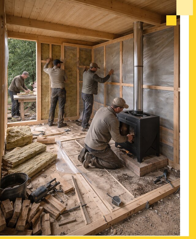 Профессиональный монтаж бань под ключ в Торжке для дома