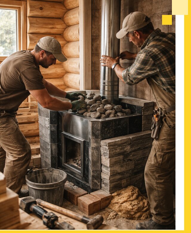 Строительство и отделка русских бань под ключ в Торжке