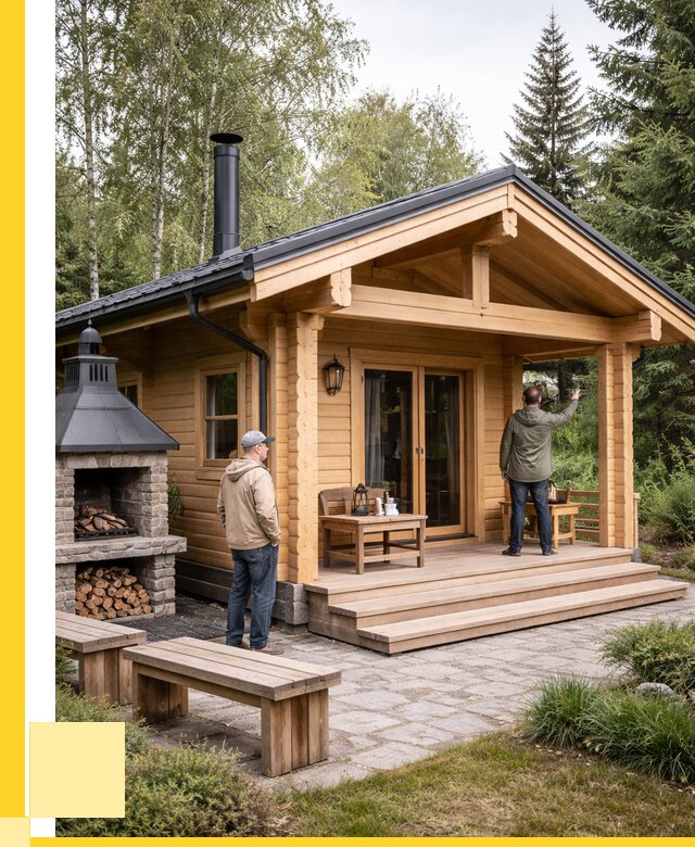 Деревянные бани под ключ в Торжке от 460080 р. | ЭриданТрж