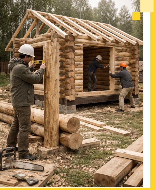 Строительство бань для дачи под ключ в Торжке с доставкой и монтажом