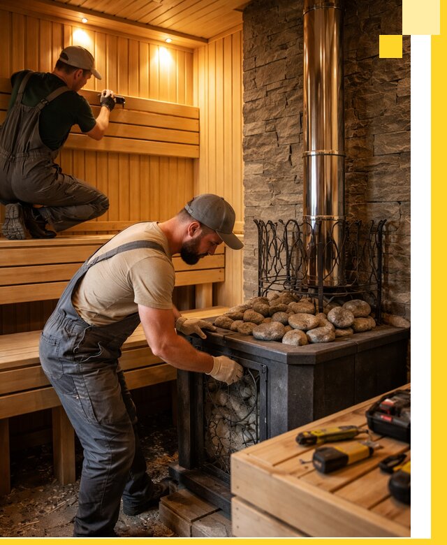 Комплексный дизайн бань, саун и зон отдыха в Торжке