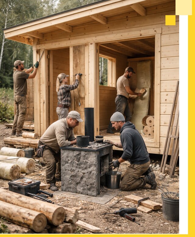 Купить баню под ключ в Торжке строительство монтаж отделка