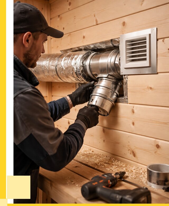 Монтаж вентиляции бани в Торжке от 12269 р. | ЭриданТрж