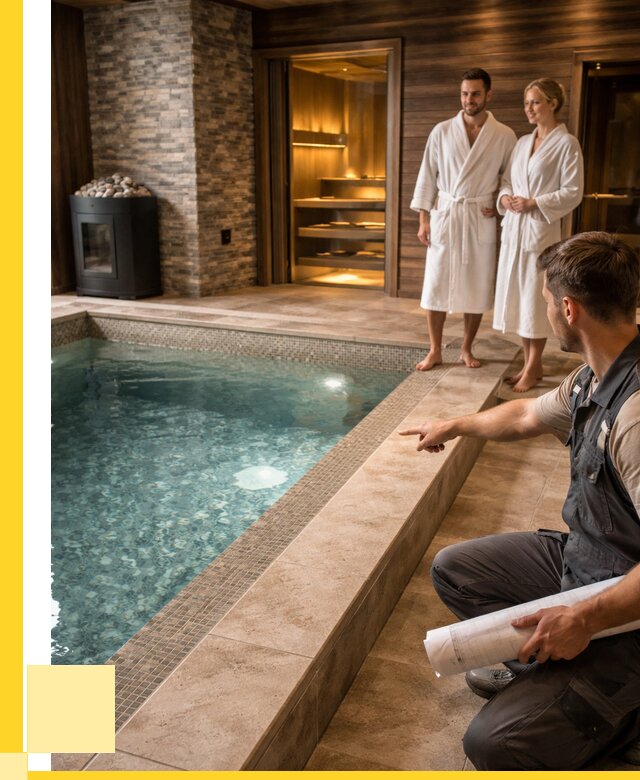 Проект бани с бассейном под ключ в Торжке от 66456 р. | ЭриданТрж