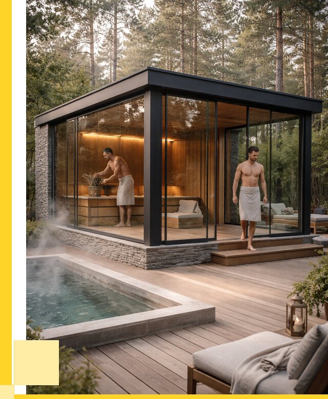 Стеклянные бани и двери в Торжке от 460080 р. | ЭриданТрж