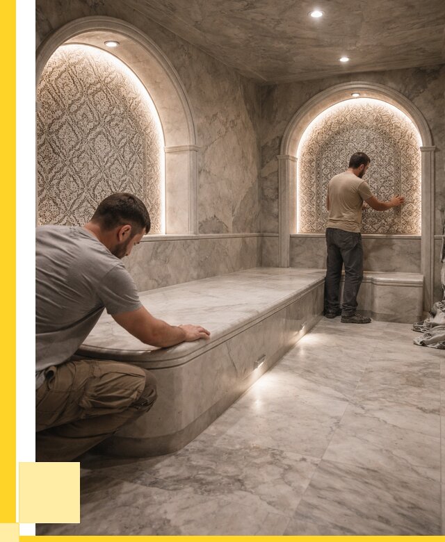 Турецкие бани под ключ в Торжке от 255600 р. | ЭриданТрж