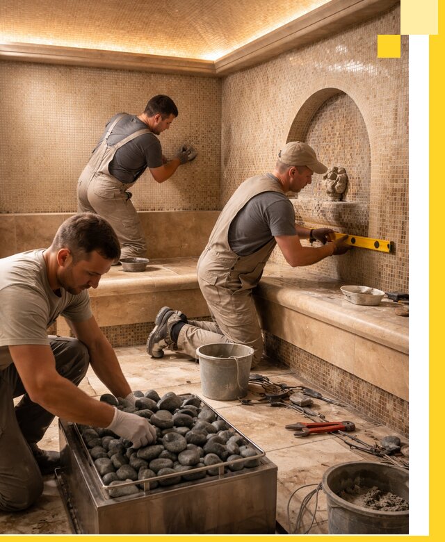 Проектирование и строительство хамама и сауны в Торжке