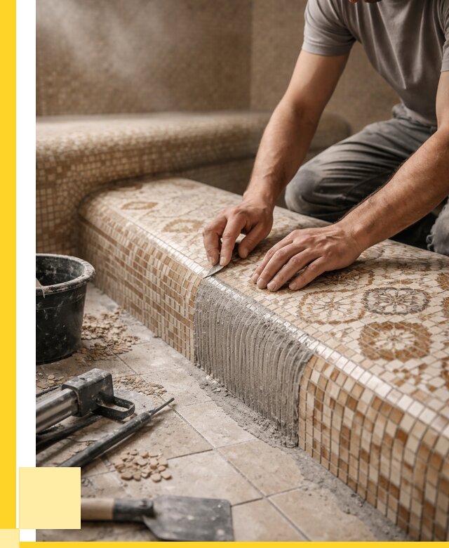 Плитка для хамама под ключ в Торжке от 3578 р. | ЭриданТрж