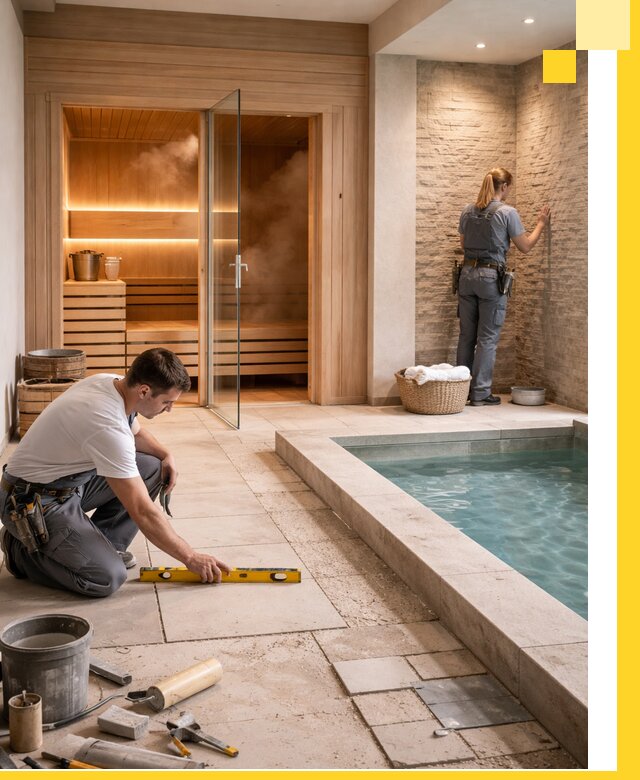 Комплексный дизайн и отделка интерьеров SPA под ключ в Торжке